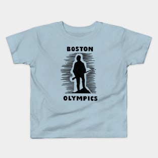 Defunct Boston Olympics Hockey 1941 Kids T-Shirt